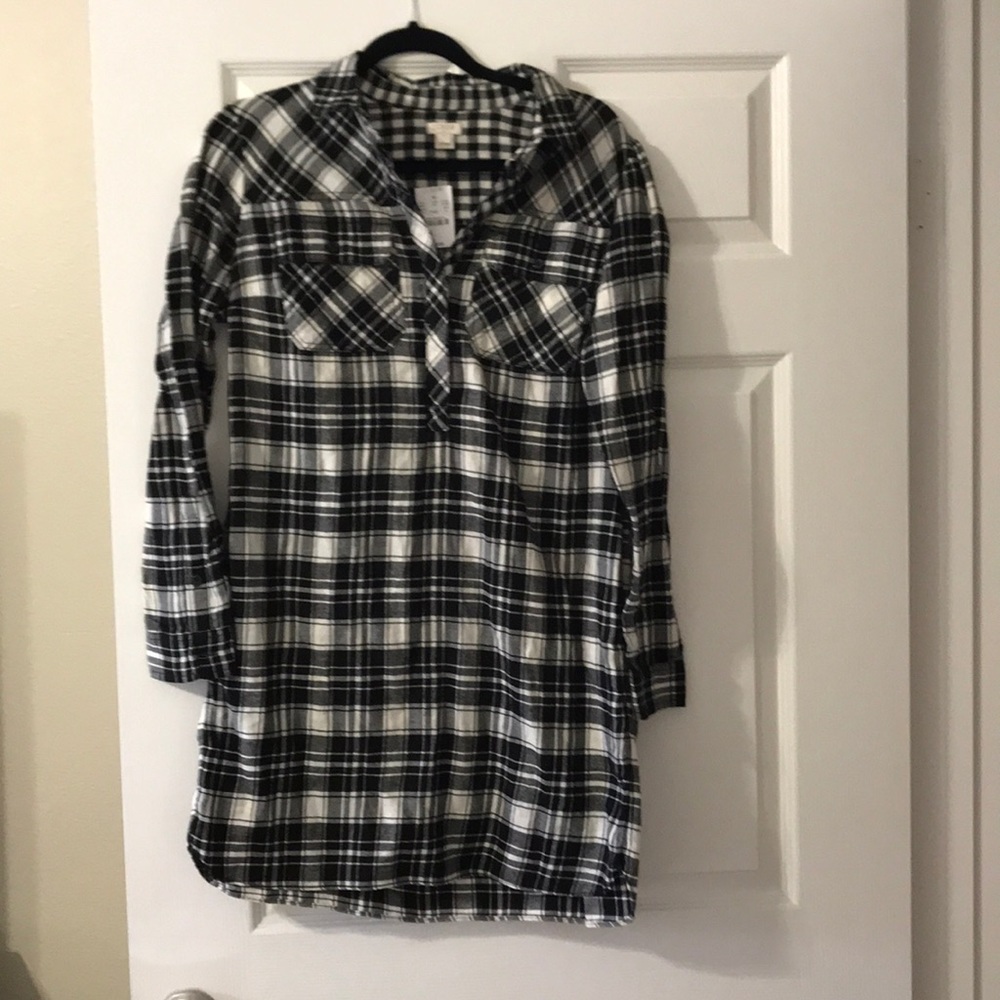 J.crew flannel dress shirt